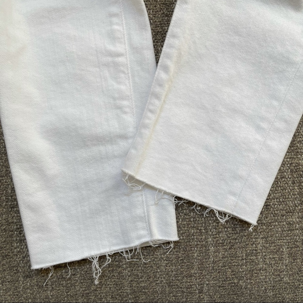 AG Legging Ankle Skinny in white with raw hem NWOT_4